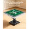 Green Automatic Mahjong Table with 152 Tiles, Foldable & Wheels